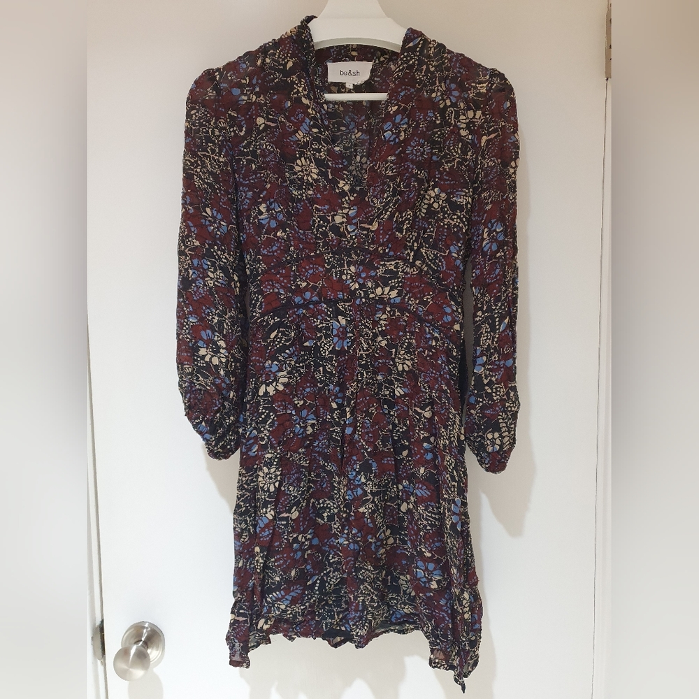 Ba&sh floral mini dress (Small)